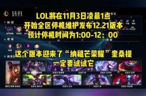 英雄联盟维护时间：LOL一般维护到几点？最新维护结束时间查询