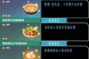 原神合适食材位置大全 高效收集食材攻略