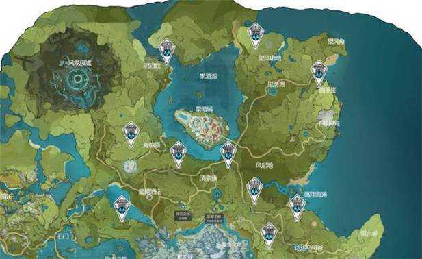 《原神璃月地灵龛位置地图全收集攻略2025》