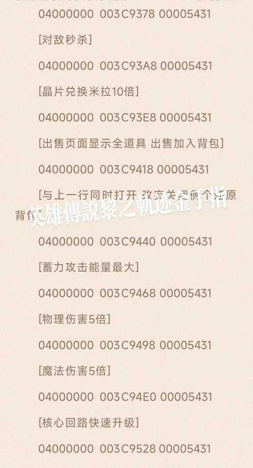 金手指用完会重置吗?新手必存攻略