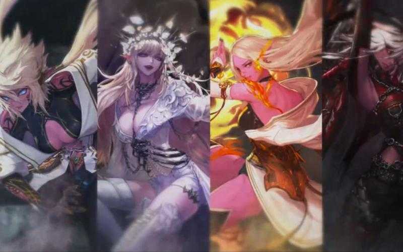 DNF死灵术士三觉立绘高清大图:暗夜使者觉醒全技能特效展示