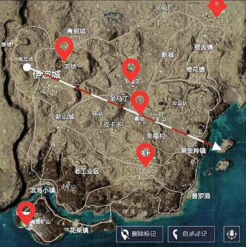 刺激战场信号枪地图位置?新手必看坐标