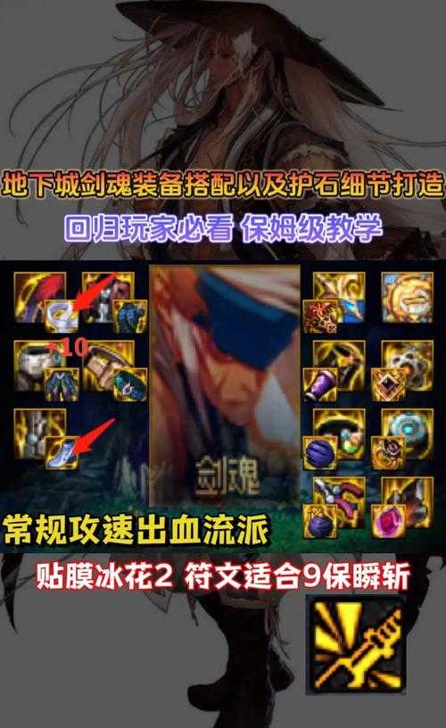 DNF国服第一剑魂装备搭配2025最新 顶级剑魂毕业装备推荐