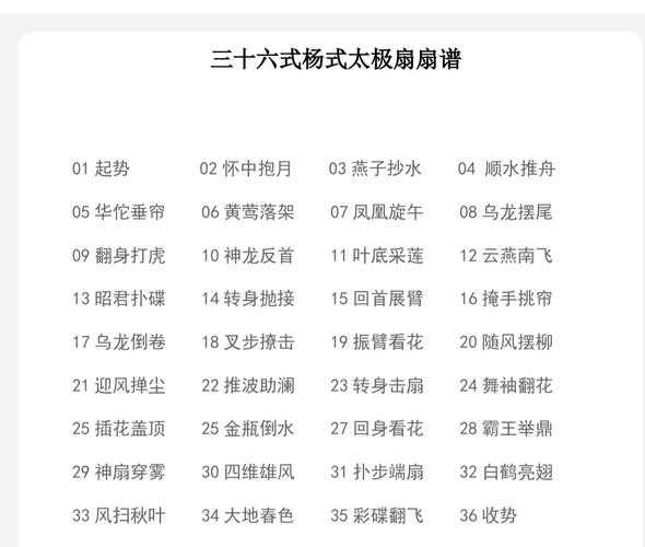 三十六式太极扇教学视频_完整动作分解_太极扇入门教程