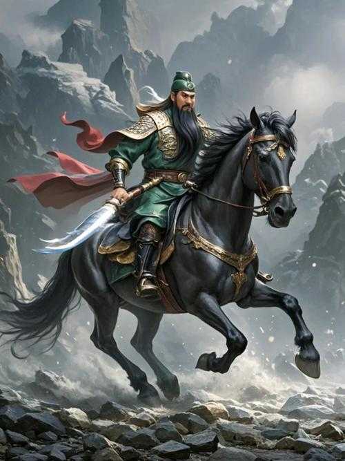 一骑当千关羽云长:三国战神在动漫中的霸气形象解析