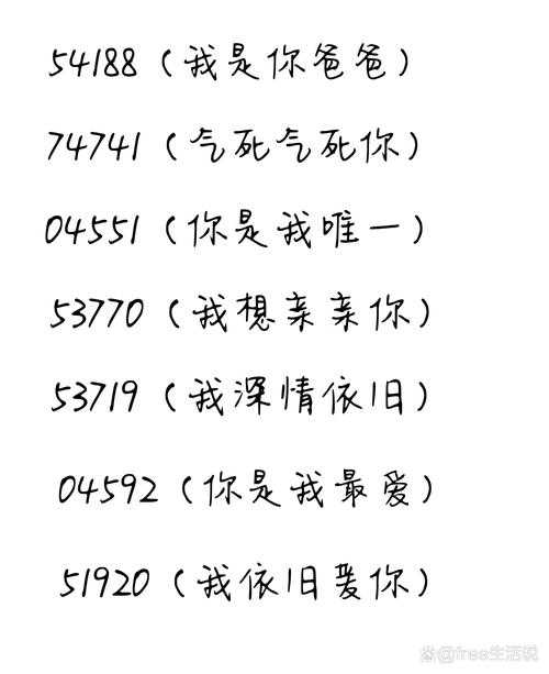 什么是数字暗语中的11所代表的含义?